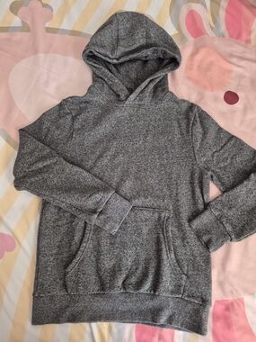 M&S Cozy Gray Hooded Sweatshirt
